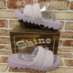 Pre-owned Reebok Cardi B Slides